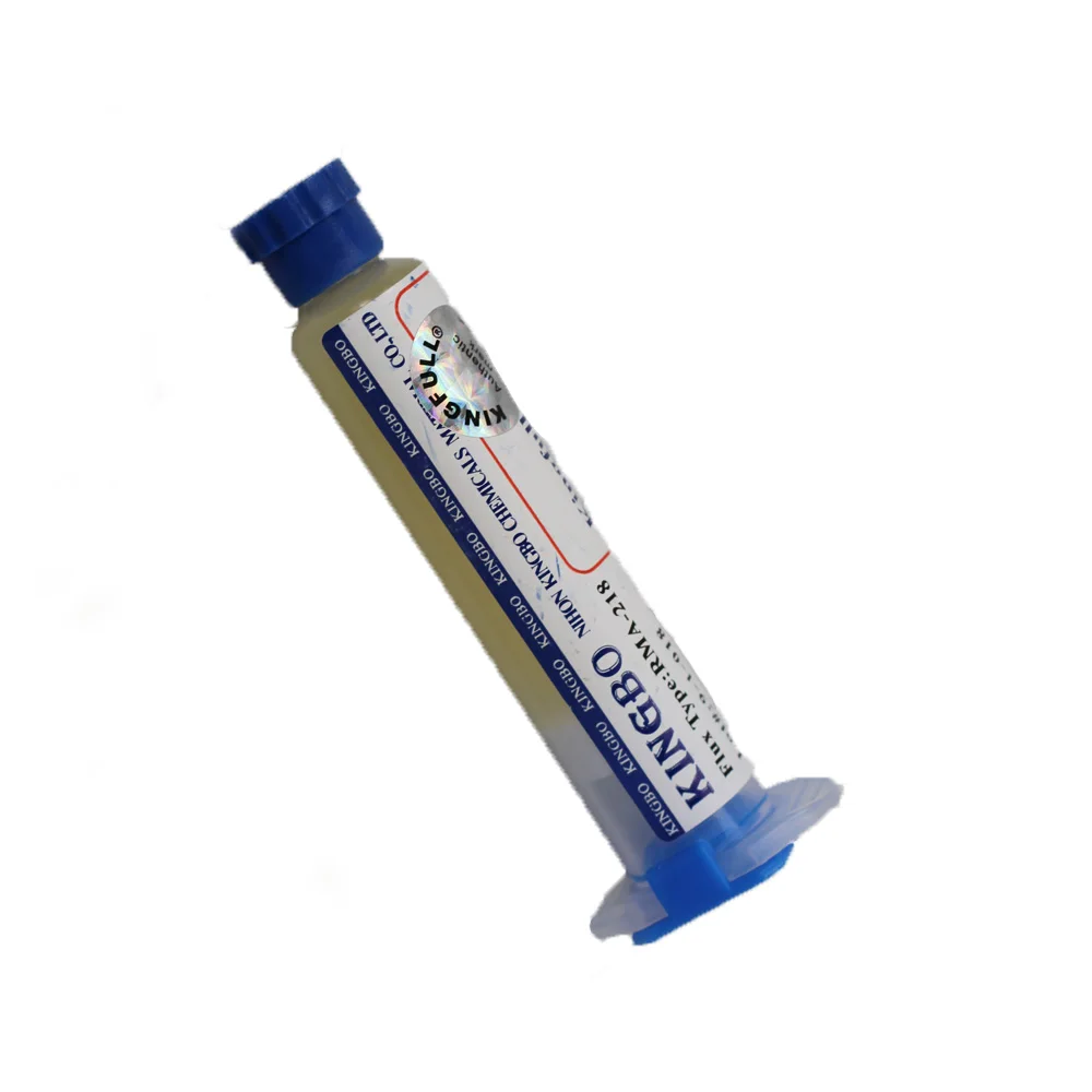 RMA-218 Soldering Paste 10cc BGA CSP Reballing Solder Ball Repair Flux Paste+2Pcs Dispensing Needle Free-clean Welding Tool Set