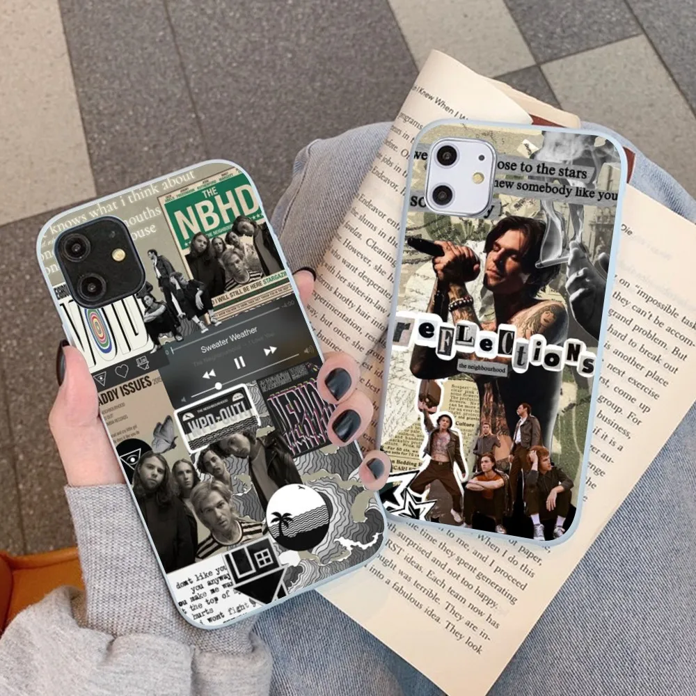 Rock Band The N-Neighbourhood Phone Case For IPhone 14 11 12 13 Mini Pro Xs Max 8 7 6 6S Plus X XR Solid Candy Color Case