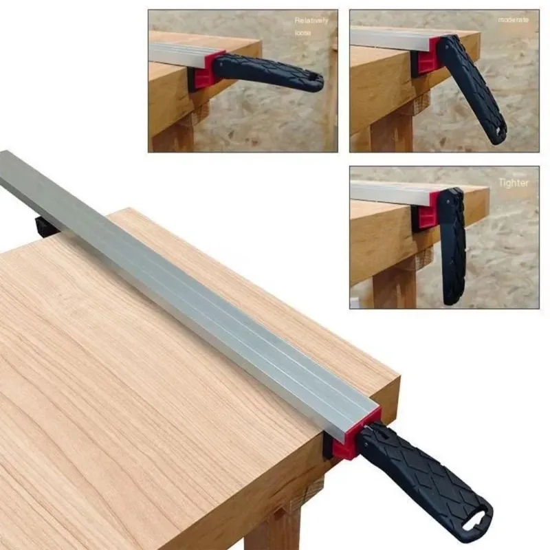 

Wood Board Clamp Straight Edge Clamp For Flip Saw Electric Circular Saw Cutting Guide Ruler Fixing Clip Fixture Woodworking Tool