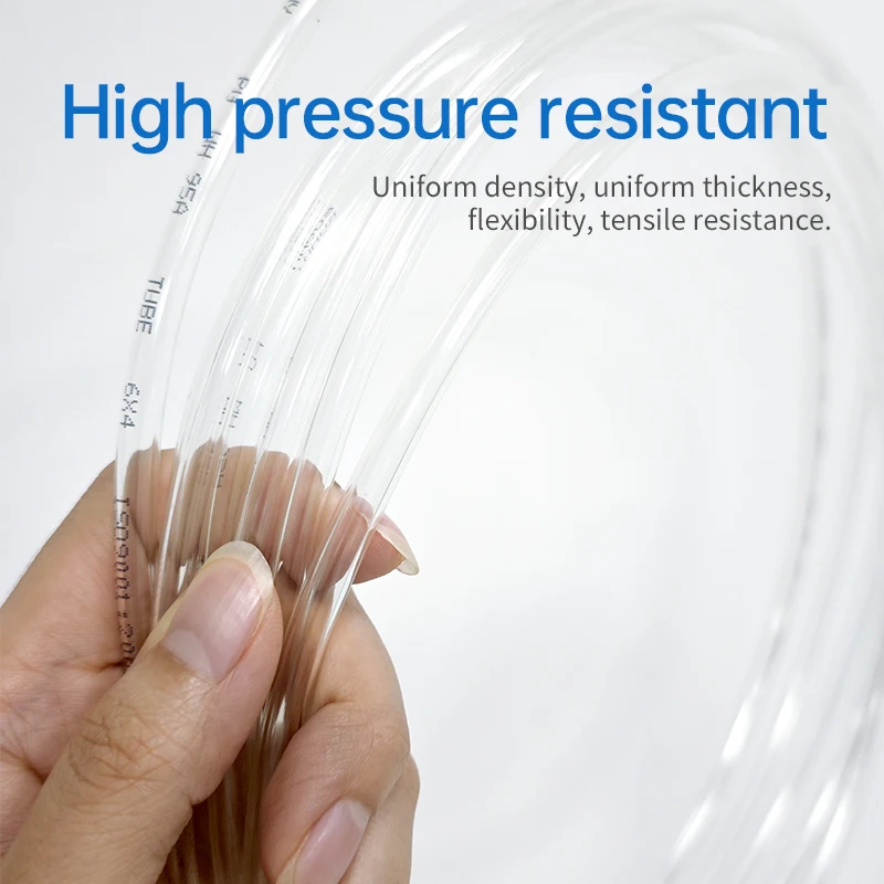 High pressure pneumatic PU tube Transparent aquarium CO2 gas system accessories 6mm Parts Pipe Connect Polyurethane Hose