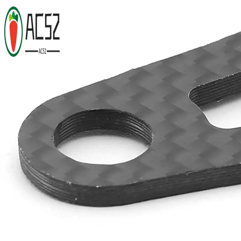 AC52-RC Car Upgrade Carbon Fiber Block Press Plate Kit For Tamiya TA08 RC Car Upgrade Accessories