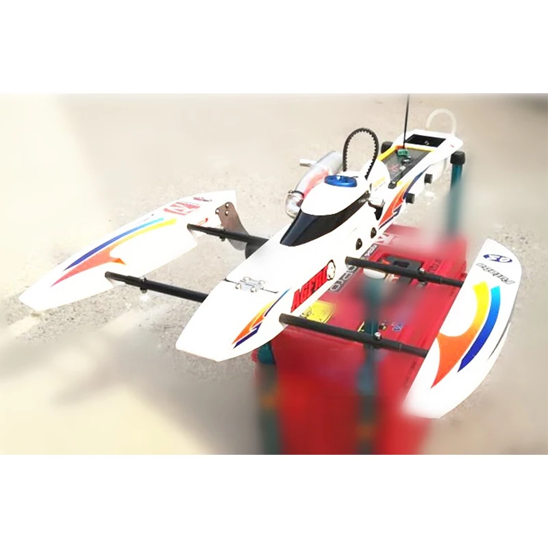 H -class Shrimp Boat Speedboat Kit Remote Control Oil Ship Model 21 -level Rowing Boat 3.5cc Shrimp Boat Model