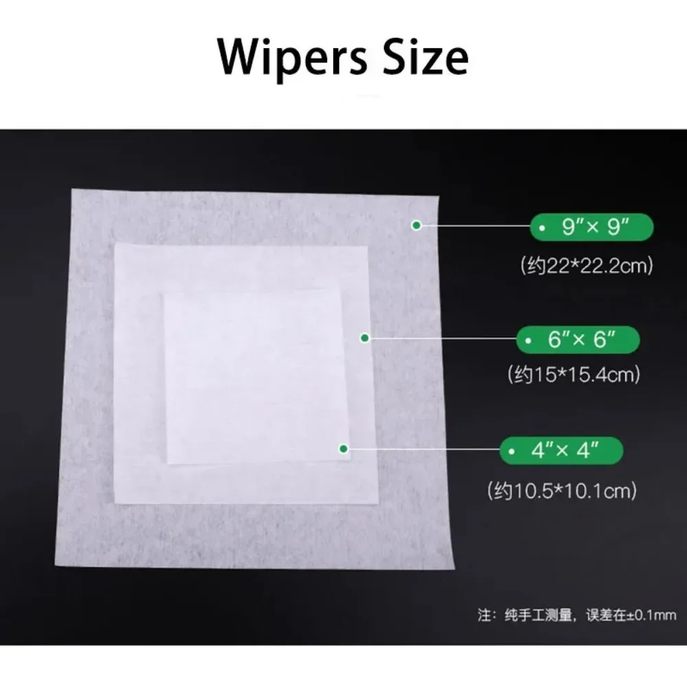 3009 Industry Cleanroom Wipers Dust-free Cloth Non-woven Fabric for Cleaning Format Printer Laser Head Lens Protective Windows