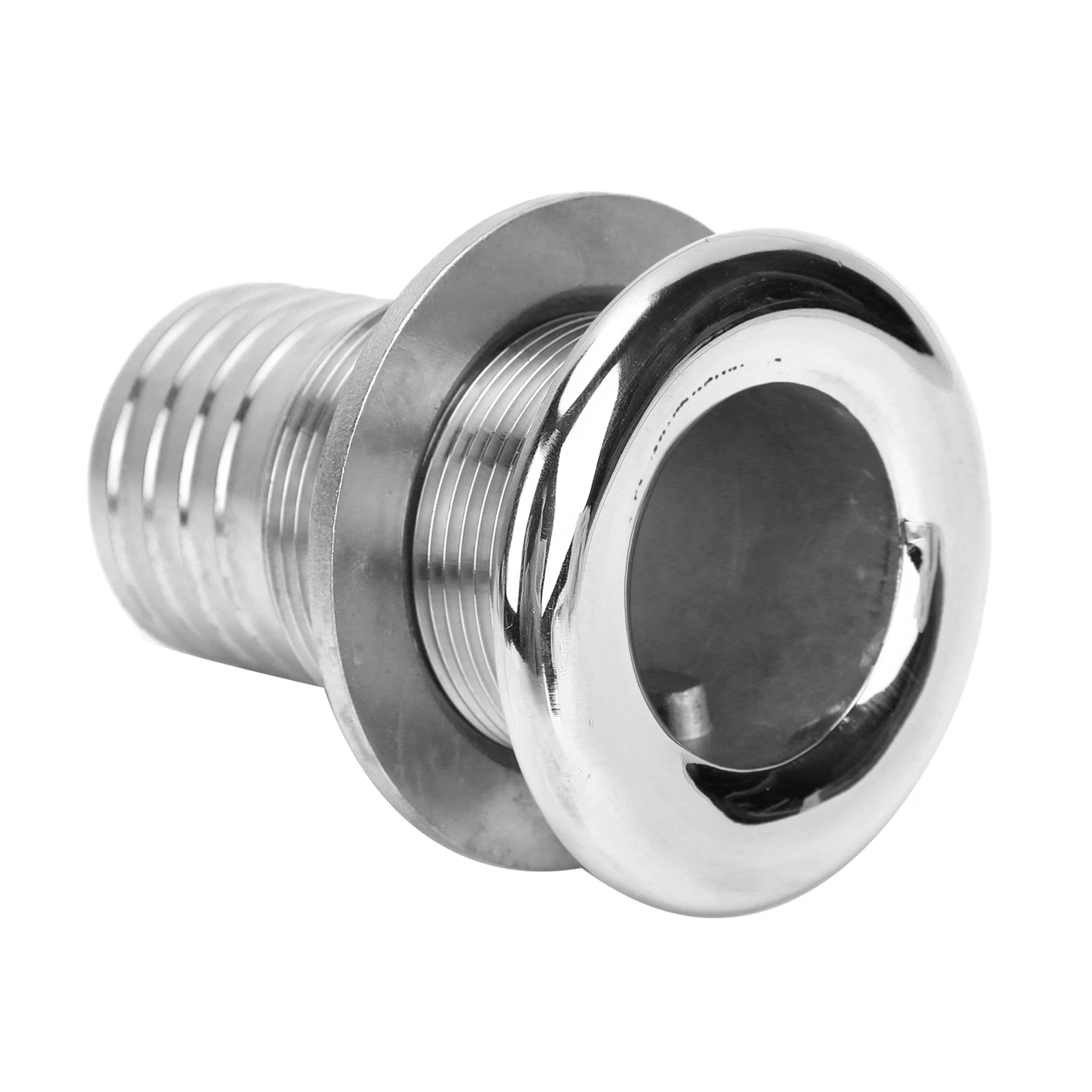 Boat Drain Scupper Compact Size Thru Hull Fitting Highly Resistant To   for Boat/ Marine/ Yacht/ Car/ Trailer