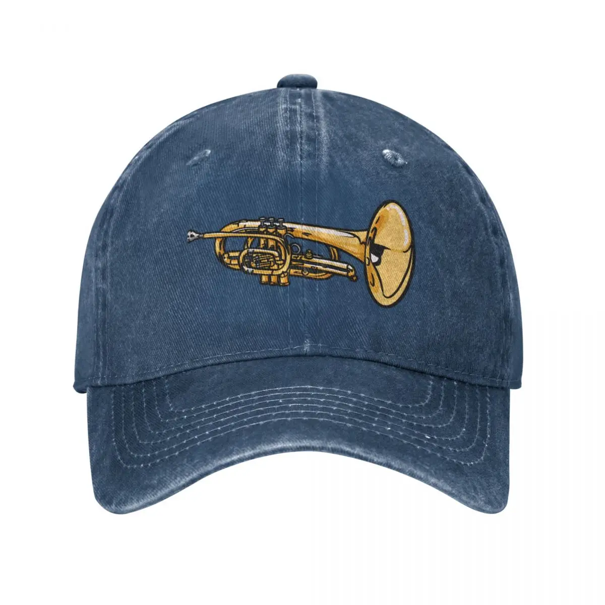 

Golden Mellophone Baseball Cap Ball Cap Military Tactical Caps Hats Caps For Women Men'S