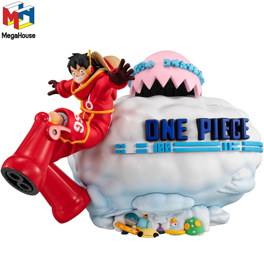 

Original Megahouse One Piece Monkey D. Luffy CharaBank Egghead Ver. Collectible Anime Figure Model Toy Gift