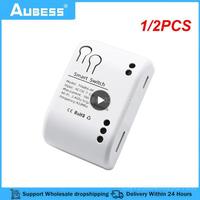 1/2PCS Rf 433mhz Wireless Remote Control Switch Tuya Smart Single Relay Module 1 Gang Rf Wifi -off Switch Wifi