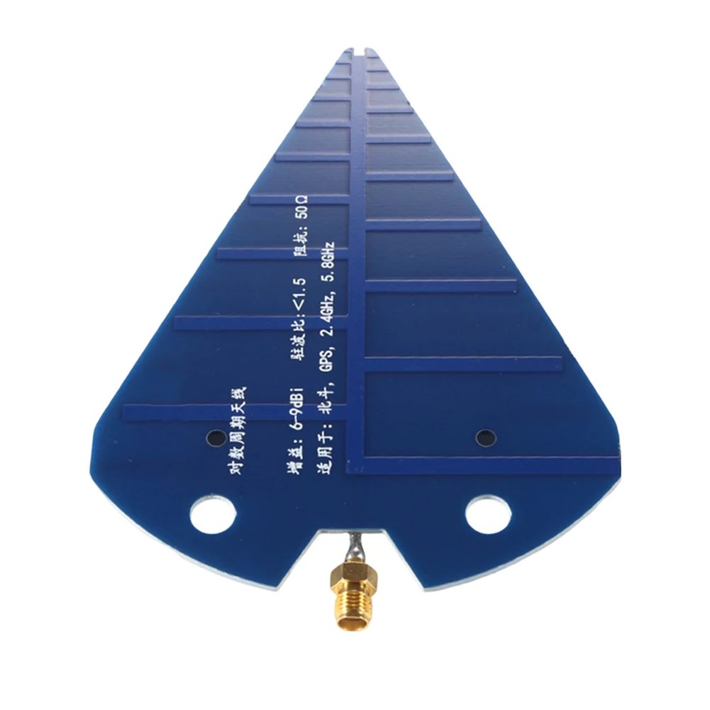 HT5 13MHz-10GHz UWB Log Periodic Antenna Linear Polarization Directional Gain 6dBi For For Spectrum Analysis Signal Testing Tool