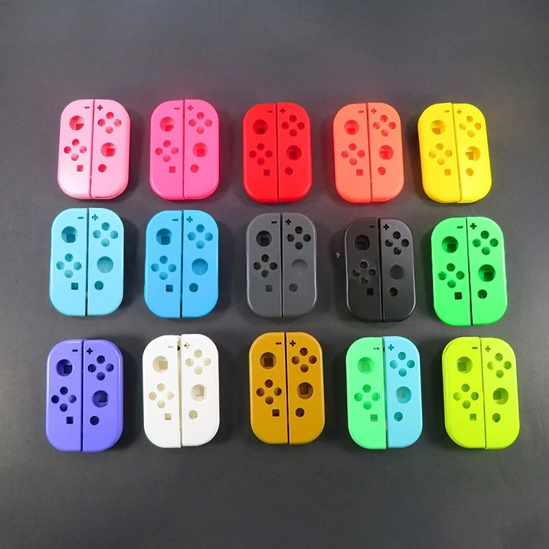 1 Set Colorful Plastic Left Right Handle Shell For Switch JoyCon NS NX Controller Replacement Repair Kit DIY Handle Case Cover