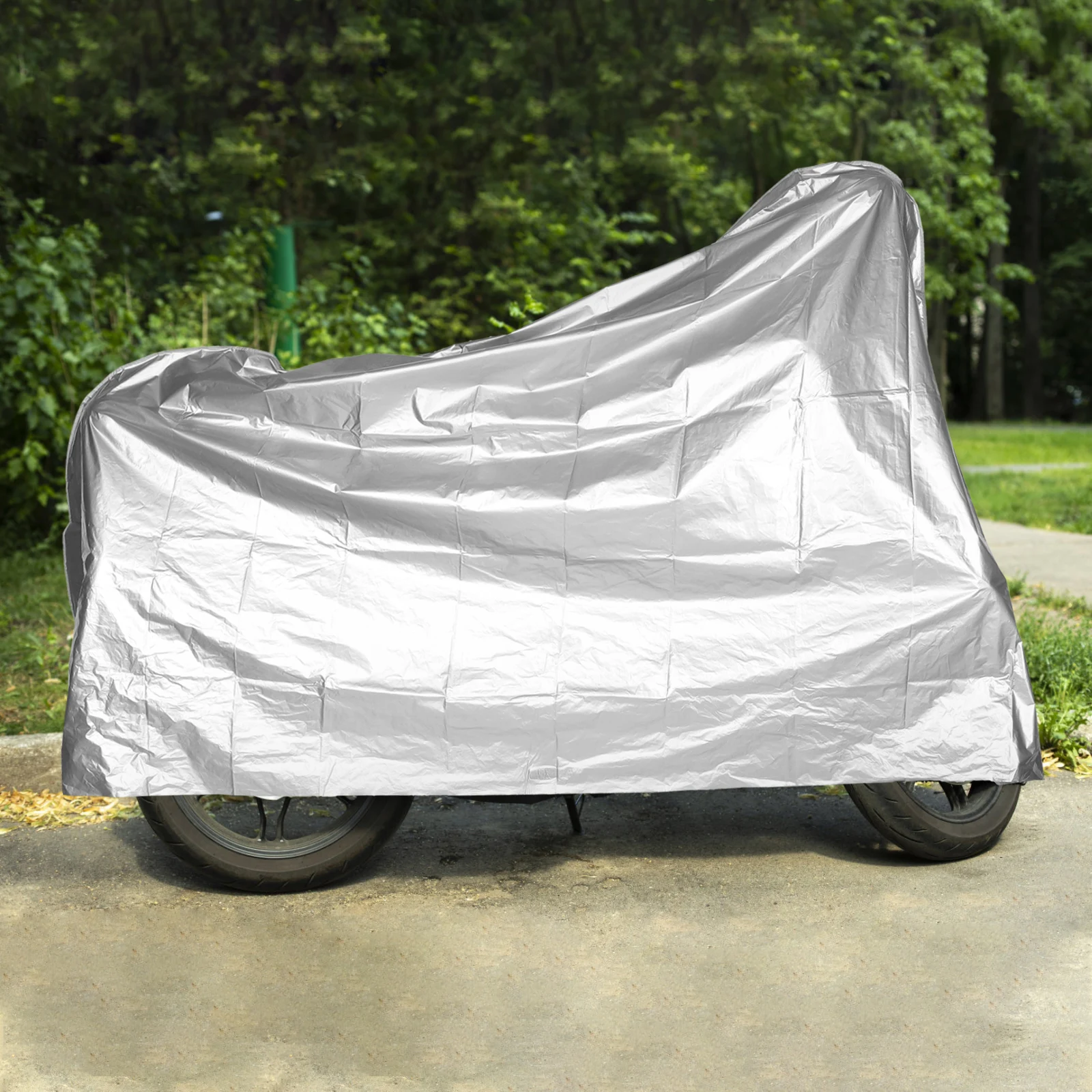 

Heavy Duty Motorcycle Waterproof Outdoor Rain Cover Wind Proof Bike Sleeves Electric Bike Covers All Weather Protection Reusable