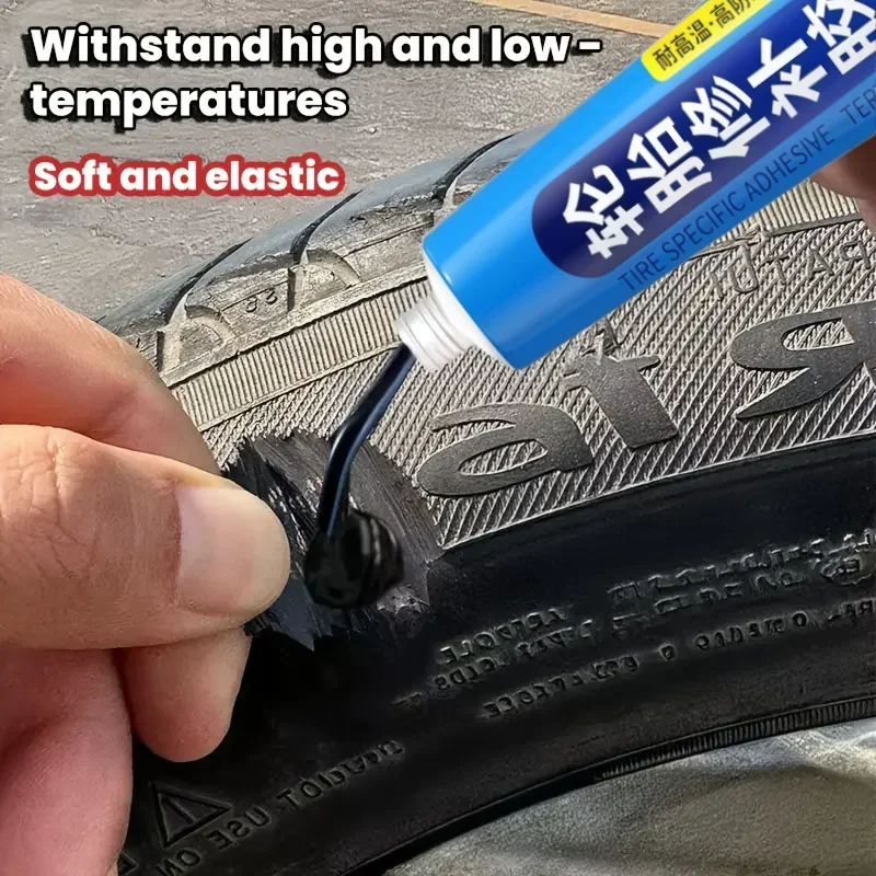 غراء إصلاح إطارات السيارة، غراء إصلاح الإطارات الجانبي الصلب للإصابة، رقعة عالمية، الكراك، الترابط، خدوش الإطارات الخارجية