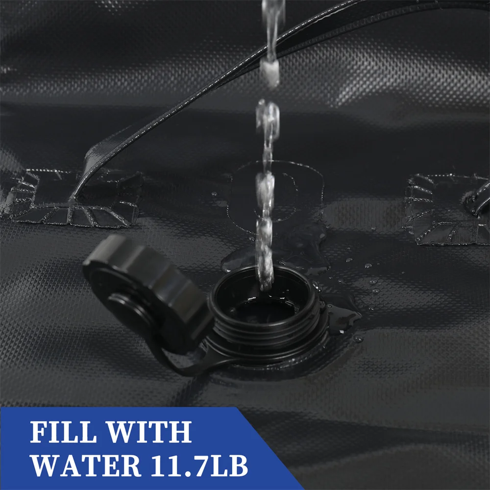 حقيبة مياه سوداء اللون، حقيبة رمل، خلفية تصوير ثقيلة، حامل خلفية استوديو الصور، ذراع ناتئ، حامل ثلاثي القوائم