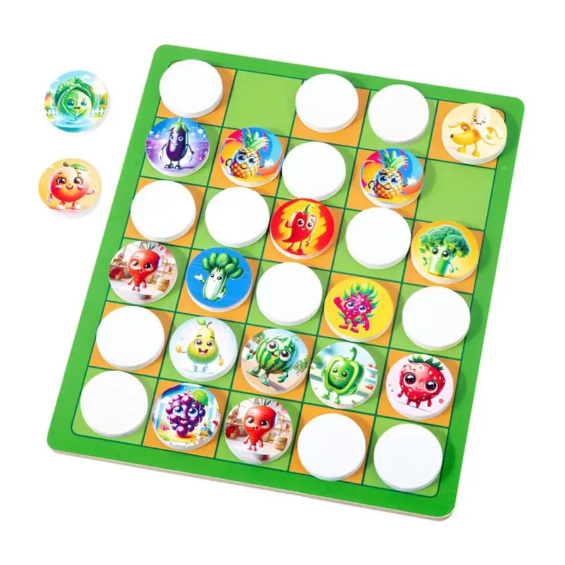 Tic-Tac-Toe Parent-Child Interaction Board Game Thinking Training Developing Intelligent Educational Toys OX Game Memory Game