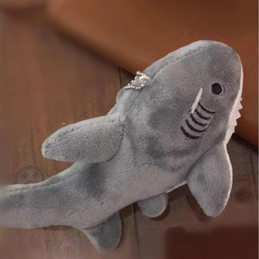 القرش المفاتيح الكرتون قلادة لحقيبة الظهر سيارة مفتاح ديكور لطيف حلقة رئيسية معلقة حلية سلسلة قلادة #1