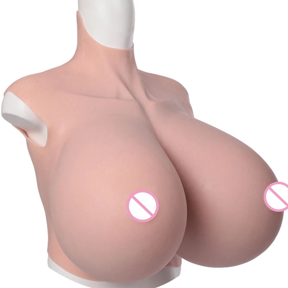 Z Cup Realistic bloodshot Silicone Breast Forms Huge Fake Boobs Tit for Crossdresser Transvestite Sissy Drag Queen Shemale Chest