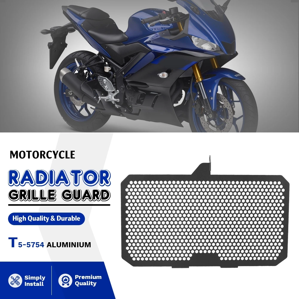 

Radiator Grill Guard Protection Cover Mesh For Yamaha YZFR3 YZFR25 YZF R3 R25 2015 2016 2017 2018 2019 2020 2021 2022 2023 2024