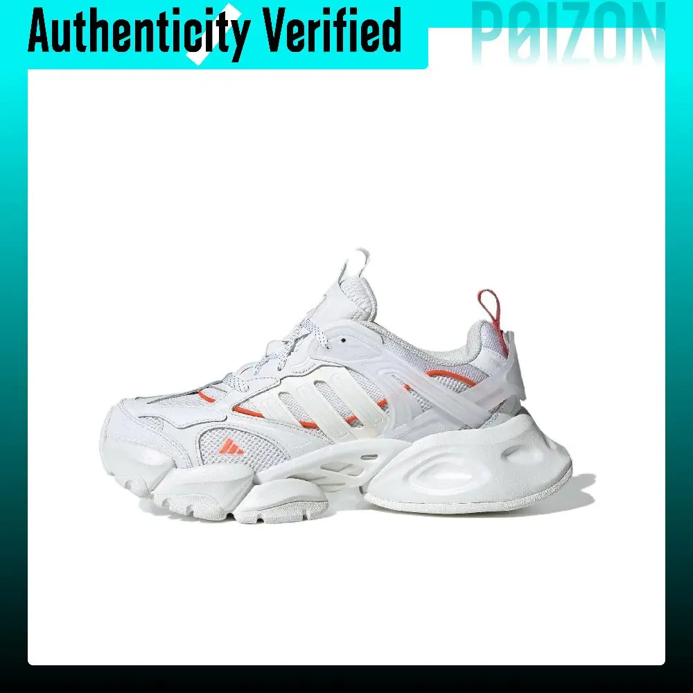 Adidas XLG RUNNER DELUXE Comfortable Low top Chunky Sneakers Unisex White Orange JP5758