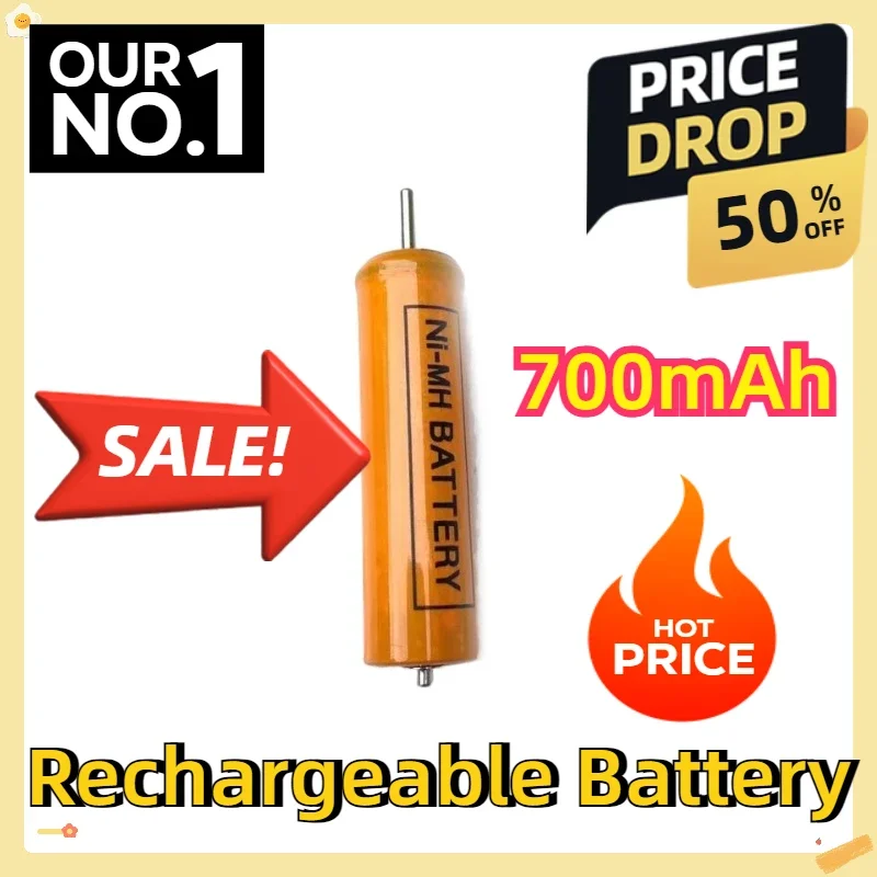 

1PCS 700mAh Panasonic NI-MH NIMH Rechargeable Battery For Electric Shaver ES7026 ES7027 ES4033 ES4035 ES4036 ES4026 ES4027