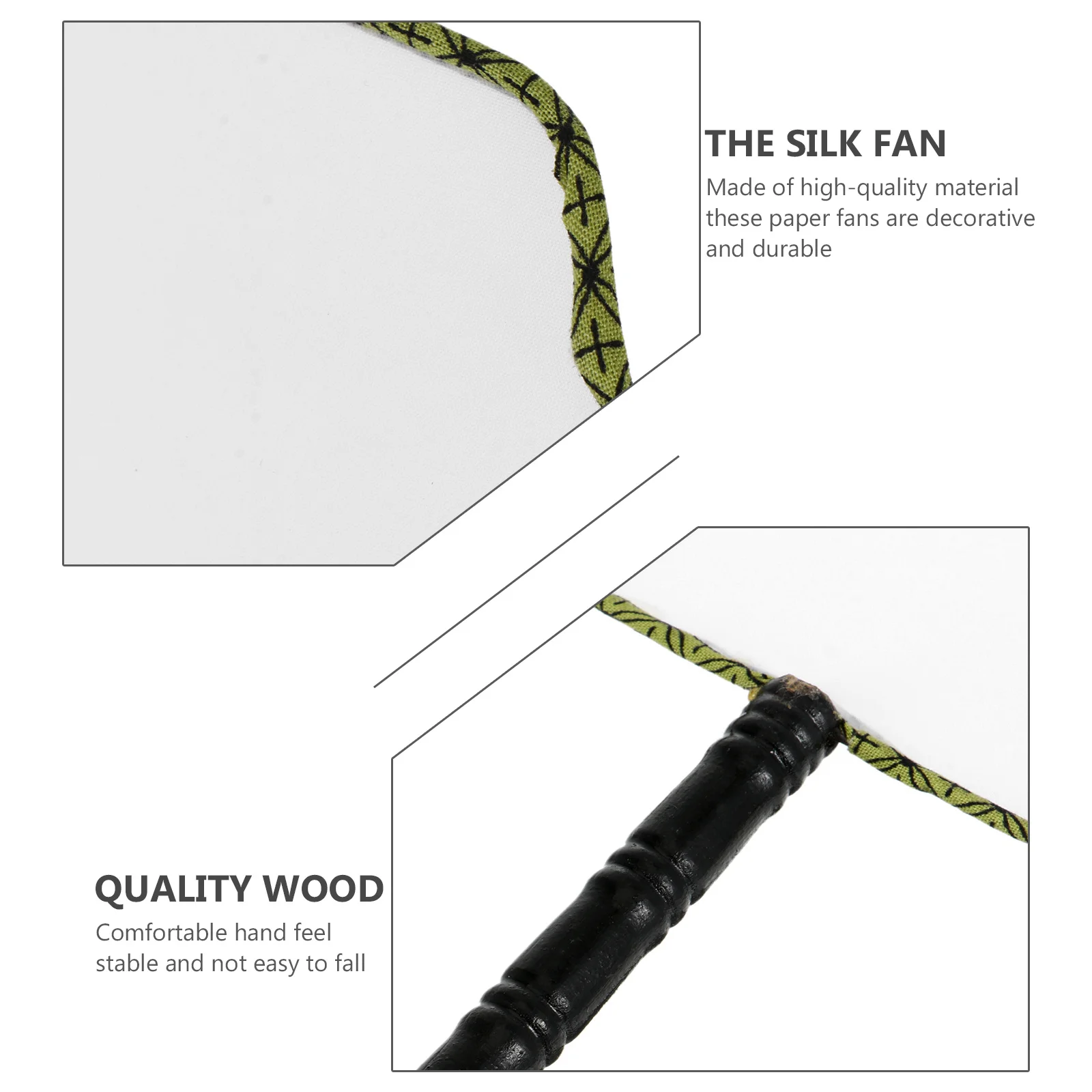 

4Pcs DIY Painting Fans Blank Hand Fan Educational Graffiti Creative Craft Home Decoration Gift DIY Painting Fan