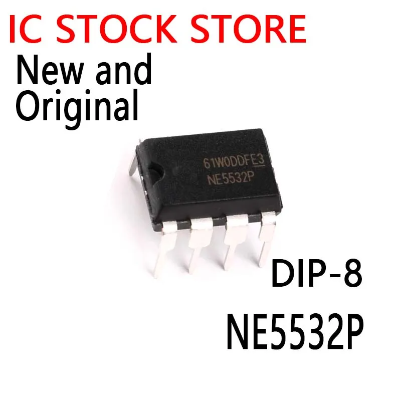 200PCS New and Original  DIP-8 NE5532  5532P IC NE5532P