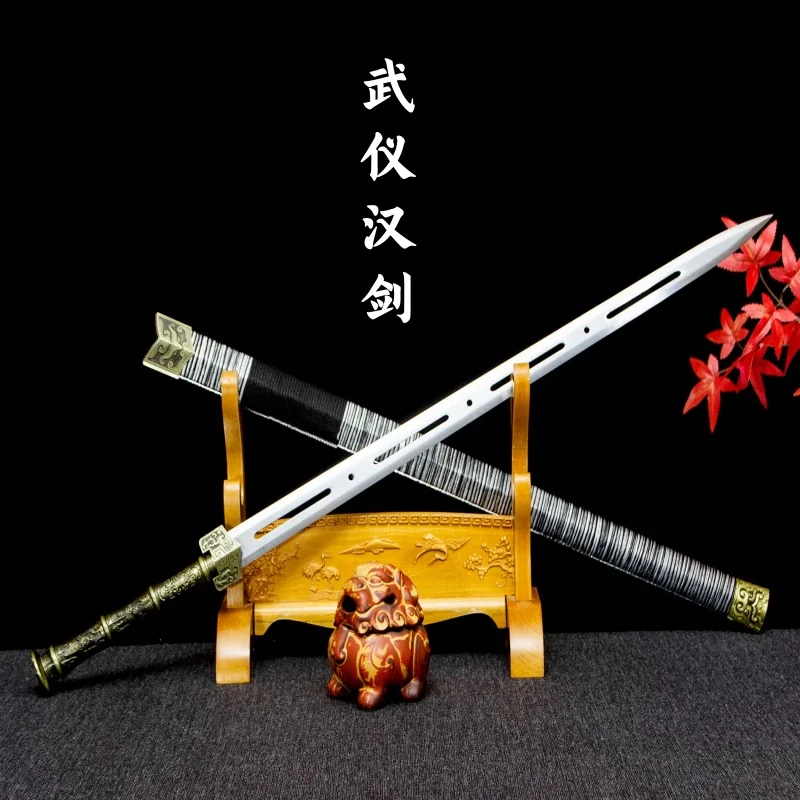 Eight sided Han Sword, Longquan City Sword, High Manganese Steel Integrated Sword Crafts, Hanfu Shooting Accessories