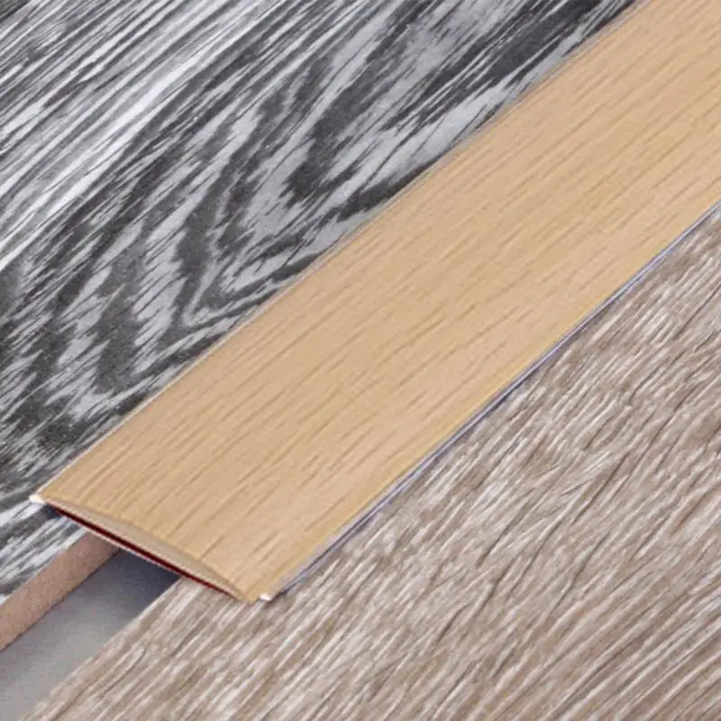 Floor Transition Strip Self-Adhesive Wood Grain Design Threshold Seam Cover Strip Waterproof Floor Covering Joining Strip For