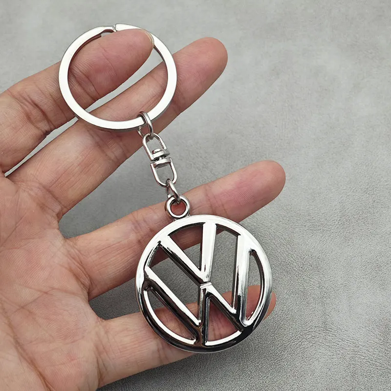 Metal Car Logo Keychain Key Chain Rings For Volkswagen VW Jetta MK5 MK6 Golf 4 5 6 7 Passat B5 B6 B7 Polo Tiguan CC Accessories