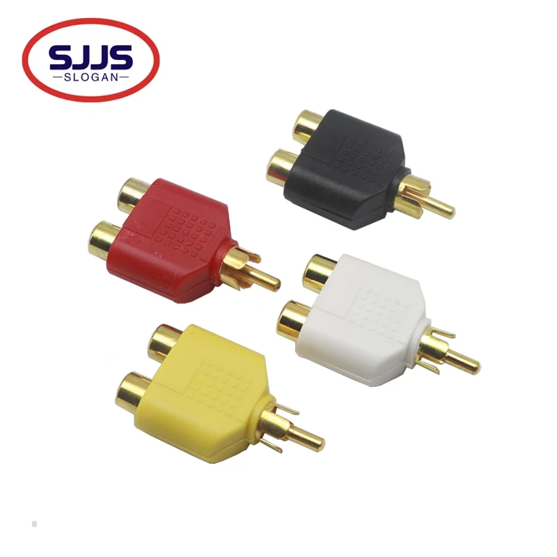 【5-1PCS】1 Male To 2…