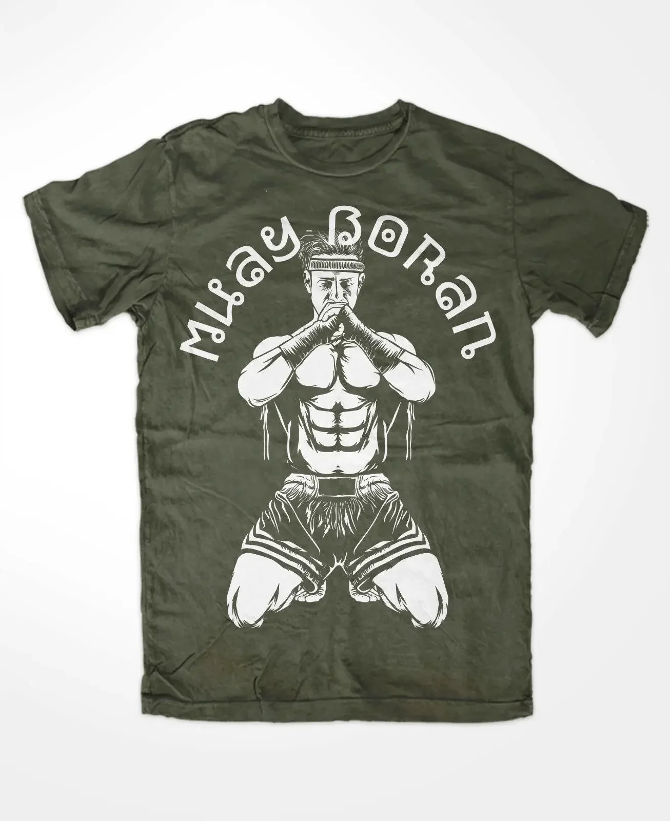 

Muay Boran Tshirt Kampfsport Ong Bak Funshirt Boxen Judoka Krav Maga Men's 100% Cotton Casual T-shirts Loose Top Size S-3XL