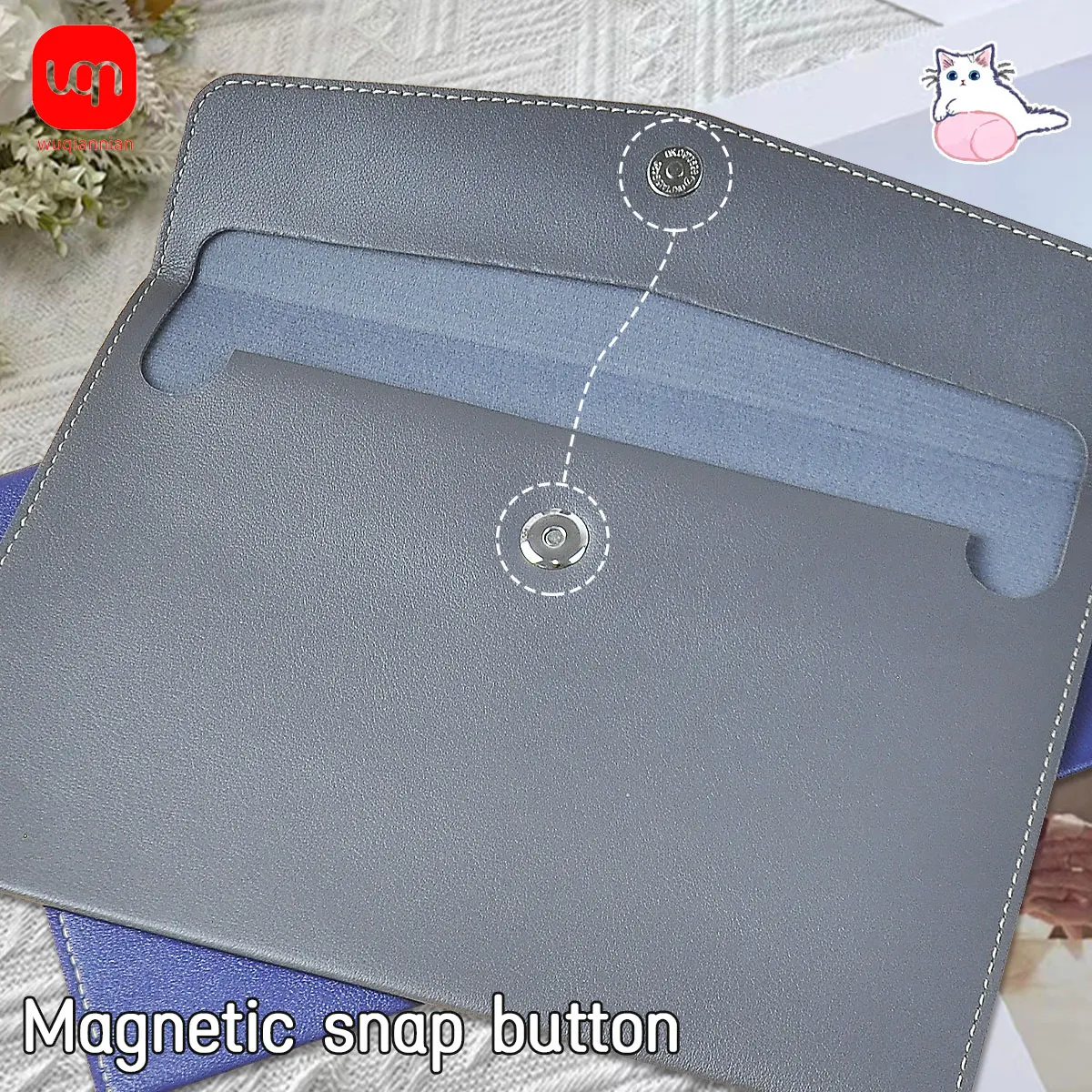 Picture 5: WQN-A5 Document Bag,Waterproof,Wear-Resistant,Classic Buckle Design,Capacity Document Bag,Business Office Stationery Supplies