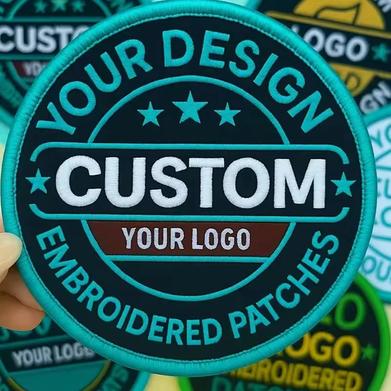 

Customized embroidery decorative patches for shoulder straps. Durable patches for use on backpacks, hats, bags, dog collars