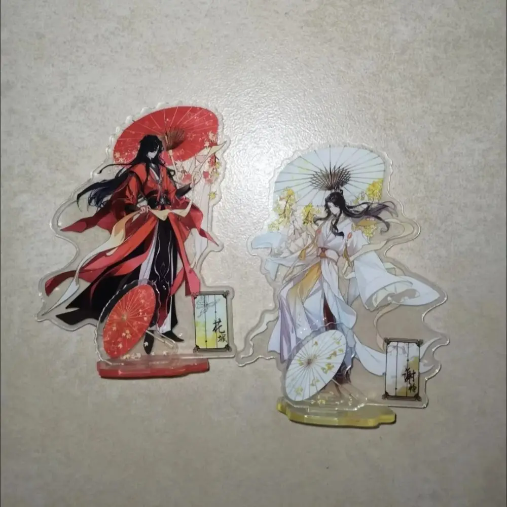 2 Stück/Set Tian Guan Ci Fu Ring Heaven Official’s Blessing Hua Cheng Xie Lian Cosplay-Ständer, Acryl-Schreibtischdekoration, Geschenk – Detail 5