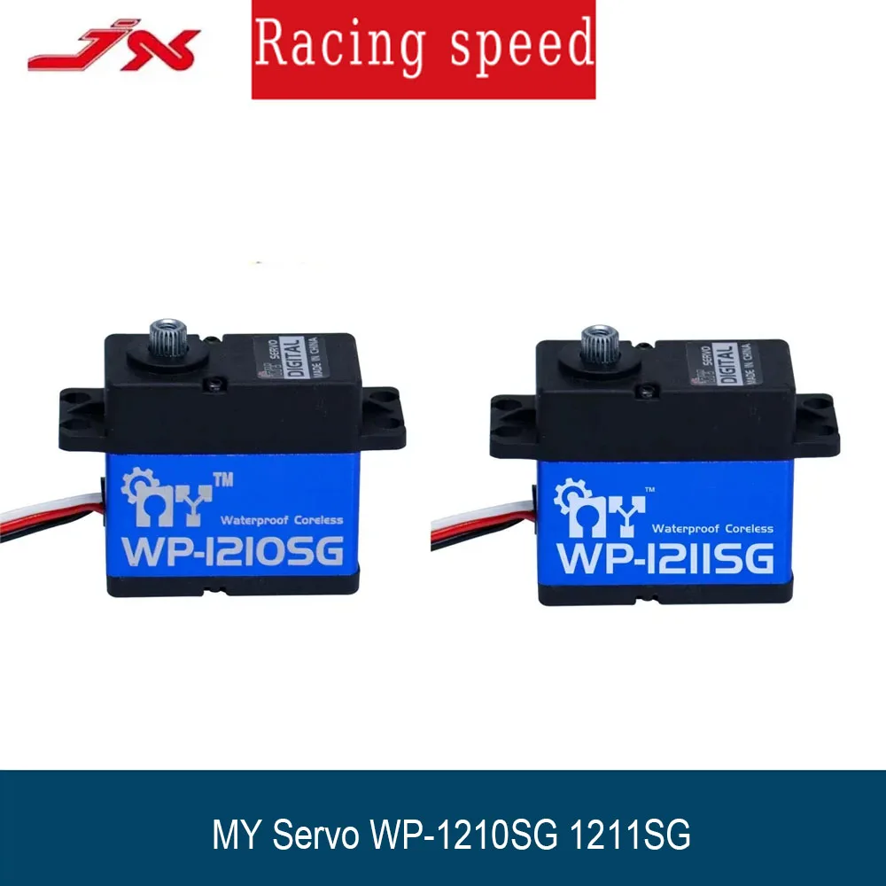 

MY Servo WP-1210SG 1211SG 7.4V 32KG/7.4V 25KG Titanium Gears Coreless Standard Digital Servo For Helicopter Rc Parts