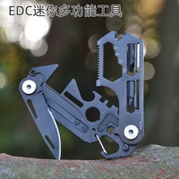 Swiss Tech 17 In 1 Folding Multitool Pocket Knife Scissors Saw Multi-functional EDC Combination Tool Outdoor Equipment