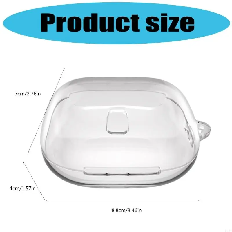 U2JE Cucolo flessibile per protezione TPU morbida TPU per alloggiamento per cuffie wireless. Copertura resistente alla manica