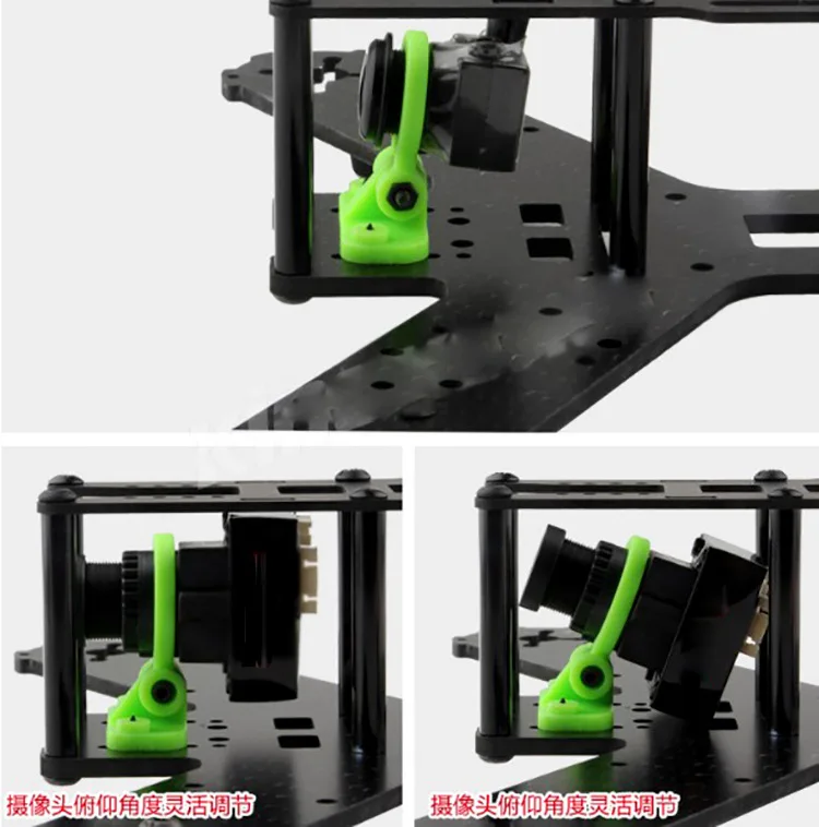 5Pcs 4-hole camera, lens adjustment seat CCD/CMOS board camera lens, cross frame, angle adjustment seat