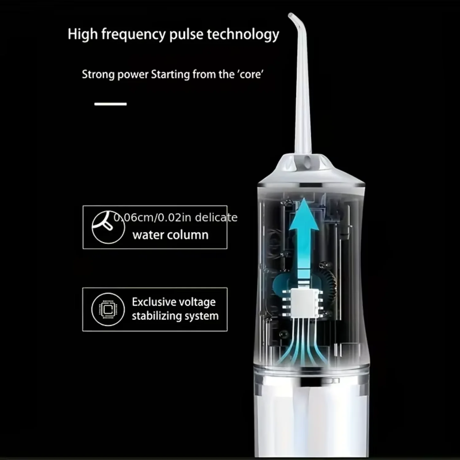 1PC dental water spray flossing mouthwash portable  irrigator teeth whitening teeth clean and healthy.