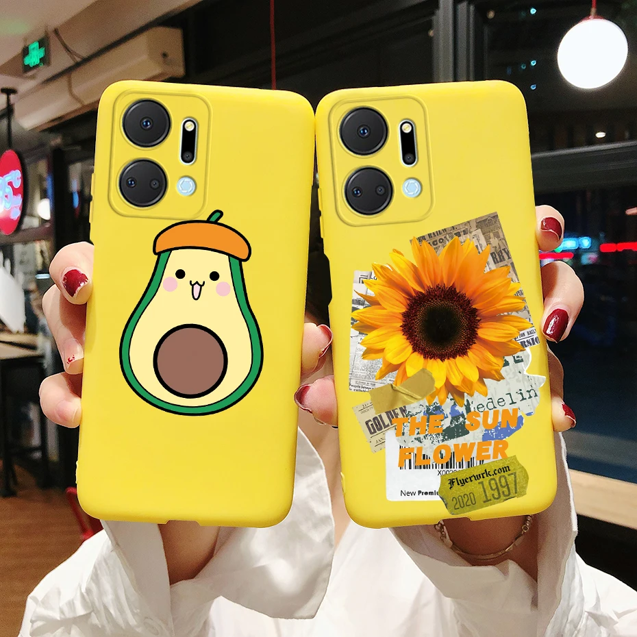 For Honor X7A 2023 Case For HonorX7a Cover Cute Cartoons Silicon Soft Back Phone Cover For Honor X7A 4G X 7A Case Fundas Bumper