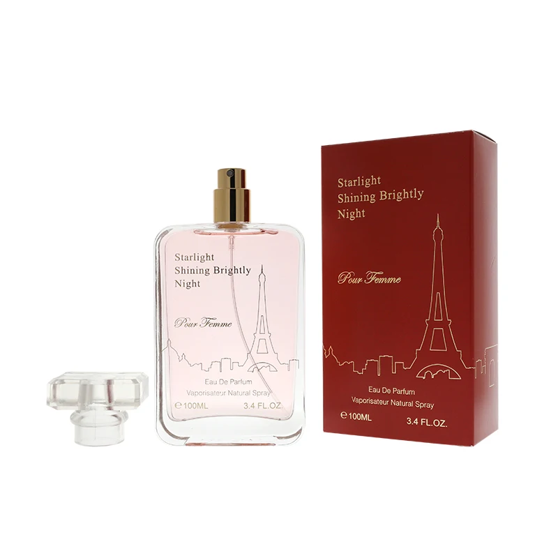 Perfume feminino 100ML 3.4FL.OZ, inspirado em Rouge 540 Eau de Parfum, notas florais orientais, alegre de cedro de jasmim de longa duração