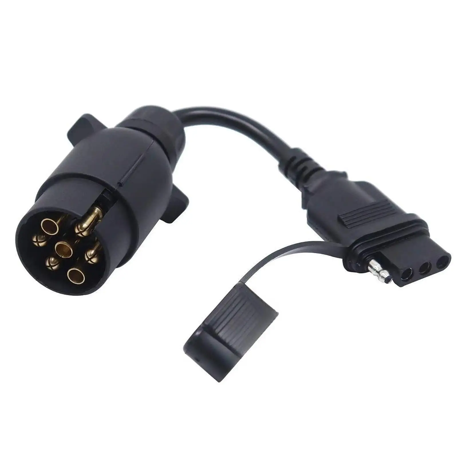 Trailer Plug Adapter Multifunctional Stable Trailer Coupling for Towing Solutions Vehicles Replacement Accessories Repair