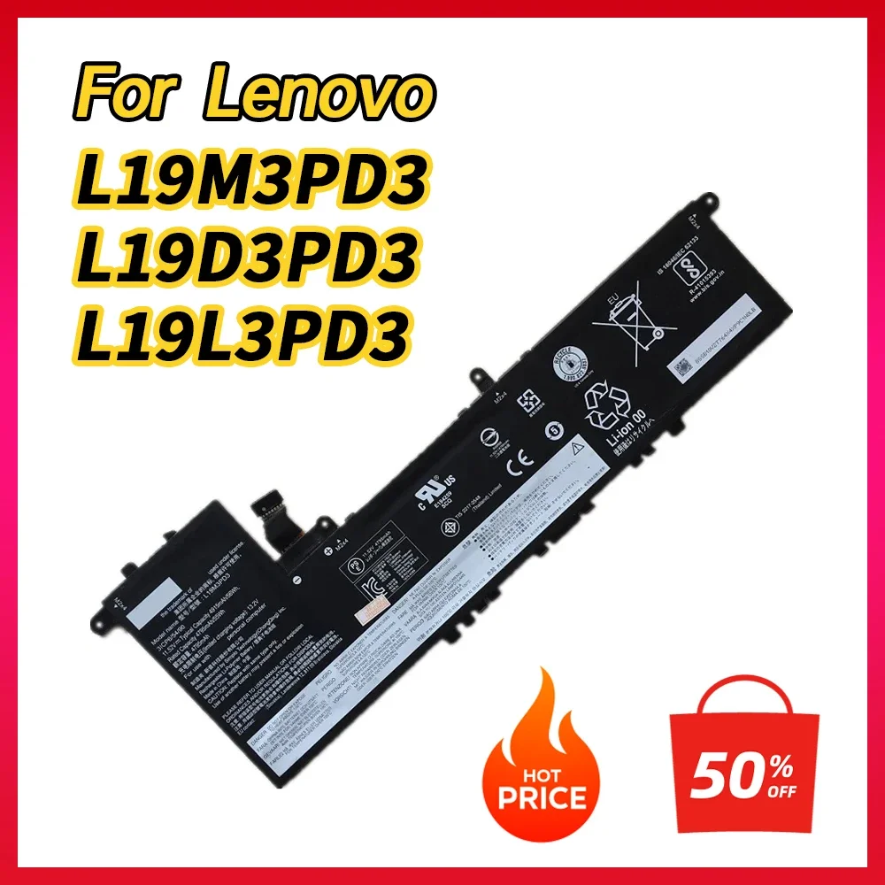 100% NEW L19M3PD3 L19D3PD3 L19L3PD3 Laptop Battery For Lenovo IdeaPad S540-13API 13ARE 13IML 13ITL,Xiaoxin Pro 13 2019 2020 2021