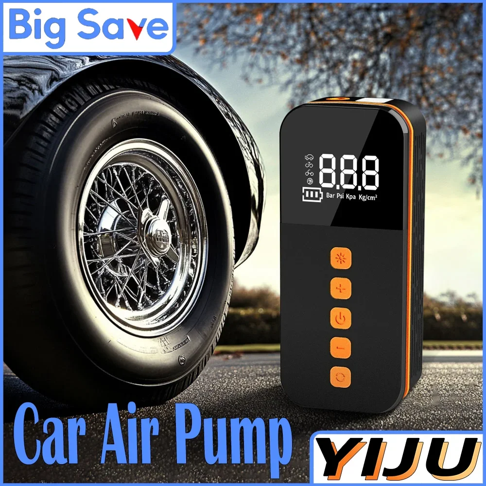 

12 В 150PSI сверхмощный насос для накачивания шин с манометром двухцилиндровый портативный металлический воздушный компрессор автомобильный шин надувной насос