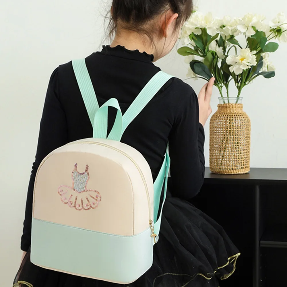 

Cute Children's Dance Bag Princess Style Waterproof Girls Ballet Sports Bag Wear-resistant Breathable Ballet Bag Backpack Girls