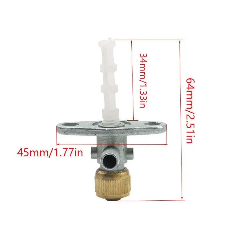 【CMO】Universal Motorcycle Fuel Tank Petcock Valve Replacement Fuel Tap Heavy-Duty Gas Tap Replacement For Motorbike Modificatio