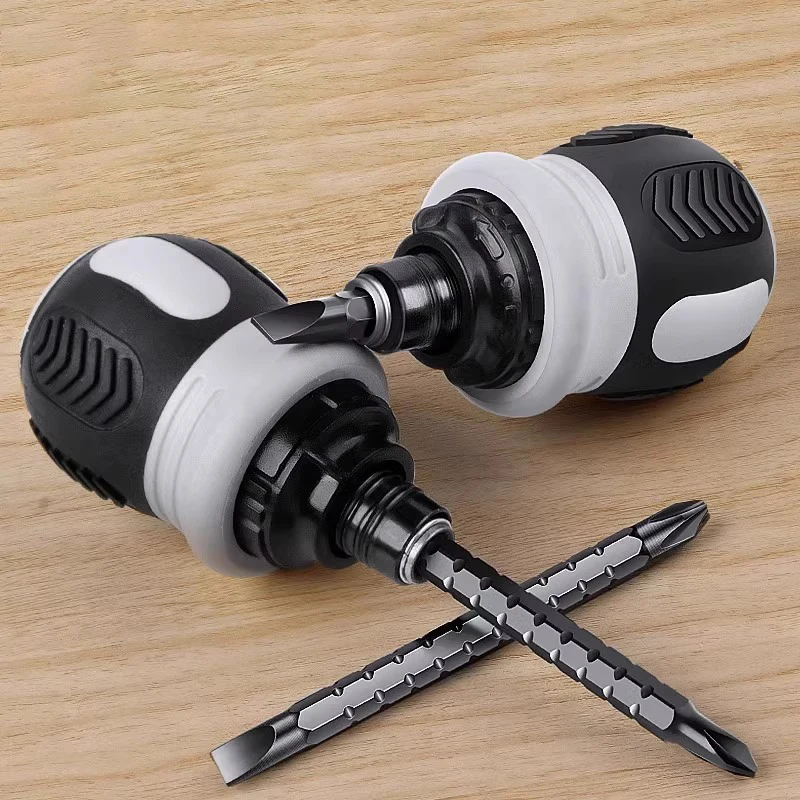 High Strength Radish Head Ratchet Screwdriver Set: Labor-Saving, Short, Multi-use