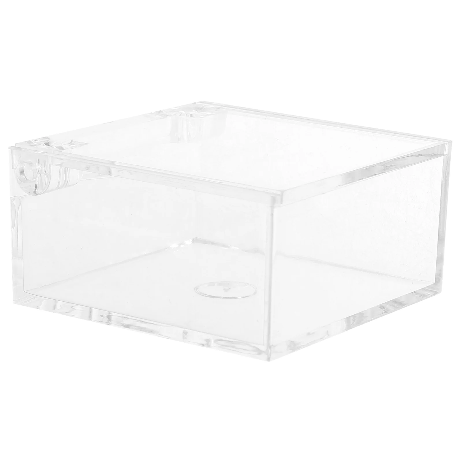 

Acrylic Display Box Small Clear Plastic Cube Preserved Flower Transparent Travel