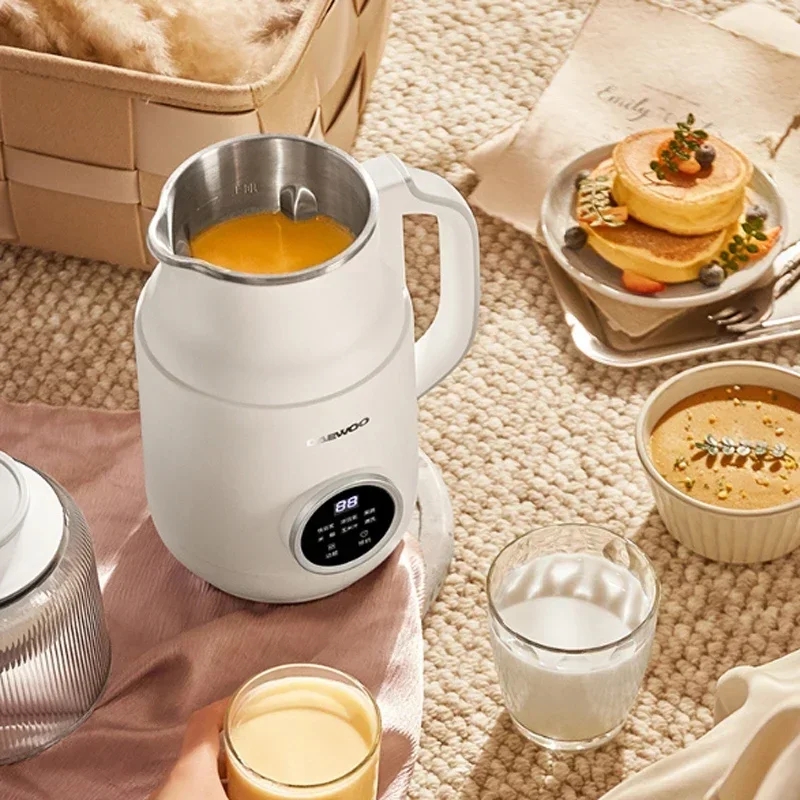 Electric Soy Milk Machine 800ml Portable Juicer Blender Soybean Milk Maker Vegetable Extractor Rice Paste Maker Low Noise