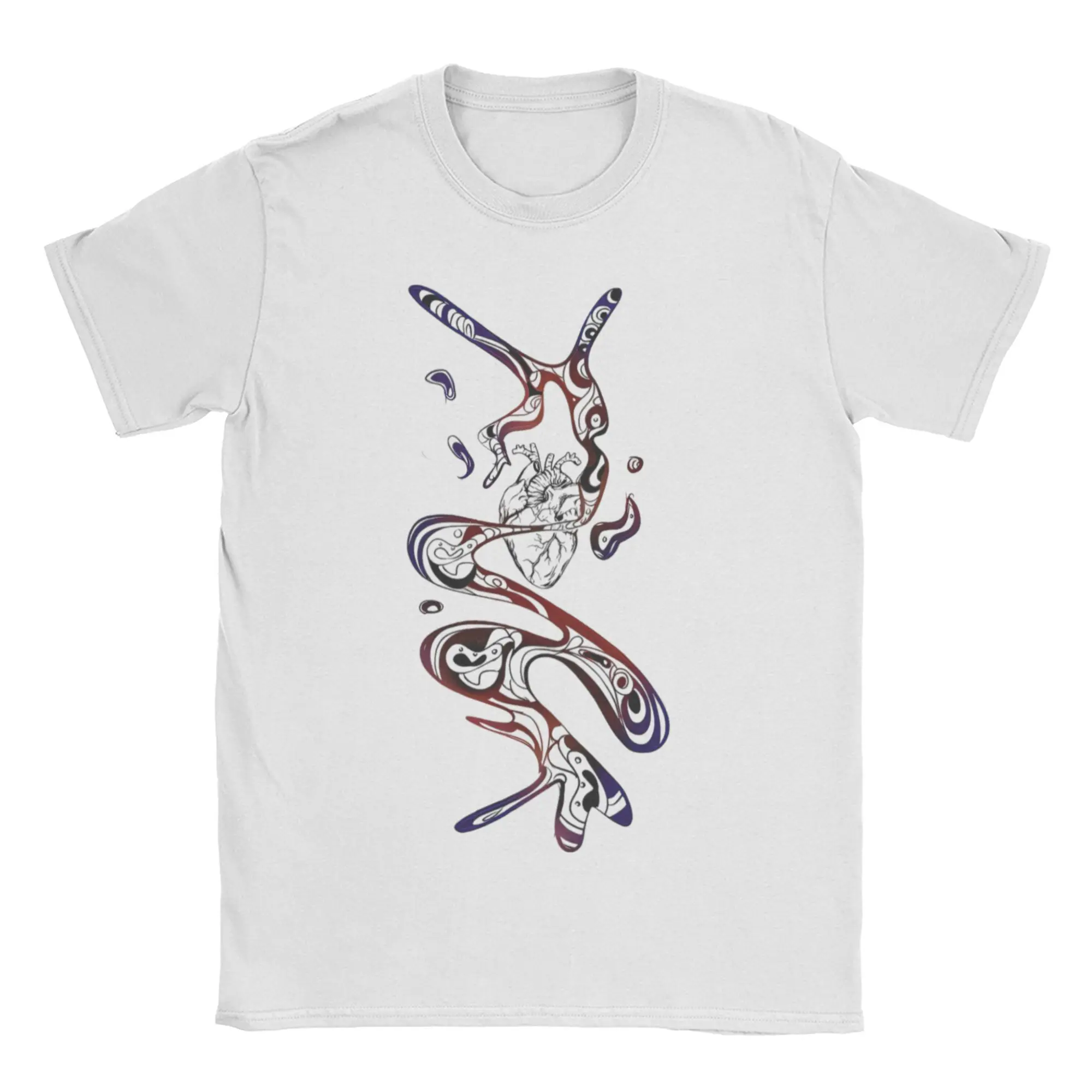 

Vintage Heart The Summer Hikaru Died T-Shirt Men Women O Neck Cotton T Shirts Anime Short Sleeve Tees Adult Clothing