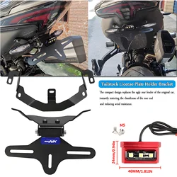 Fit FOR CF800NK 800NK 800 NK 2023 Motorcycle Rear Short Tail Stock Tailstock License Plate Holder Bracket Turn Signal Light