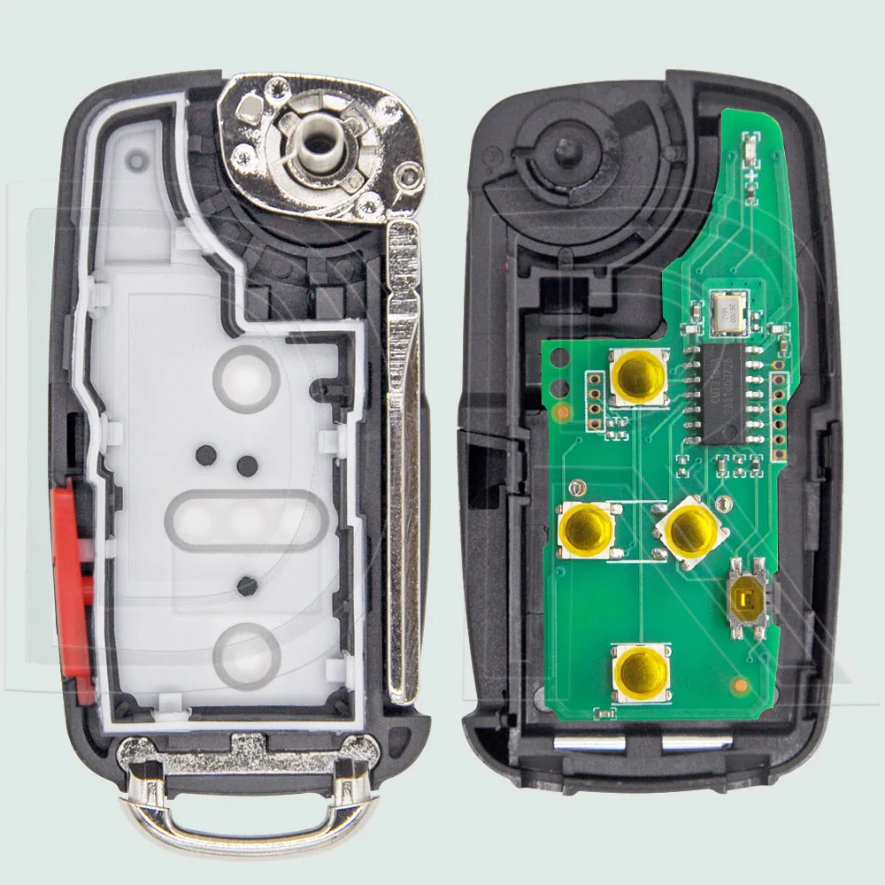 DR ID48 رقاقة 315/433 ميجا هرتز 5K0837202AD/AE 7N0837202K/F/AE مفتاح السيارة عن بعد لشركة فولكس فاجن فولكس فاجن كارافيل مولتيفان T5 شاران 2009-2015 #4